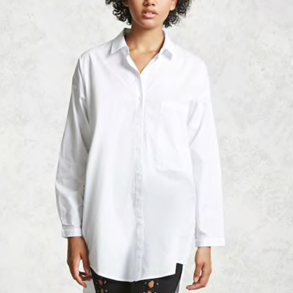 Oversized button up shirt
